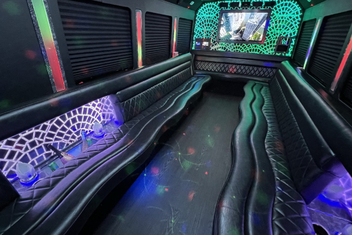 Kentwood Limo Bus Interior