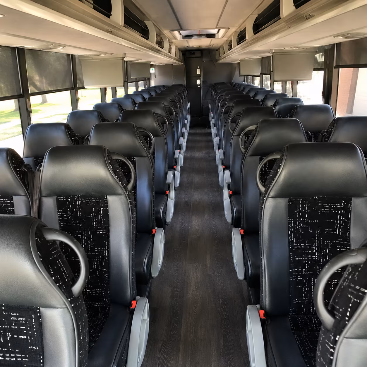 kentwood charter bus rental interior